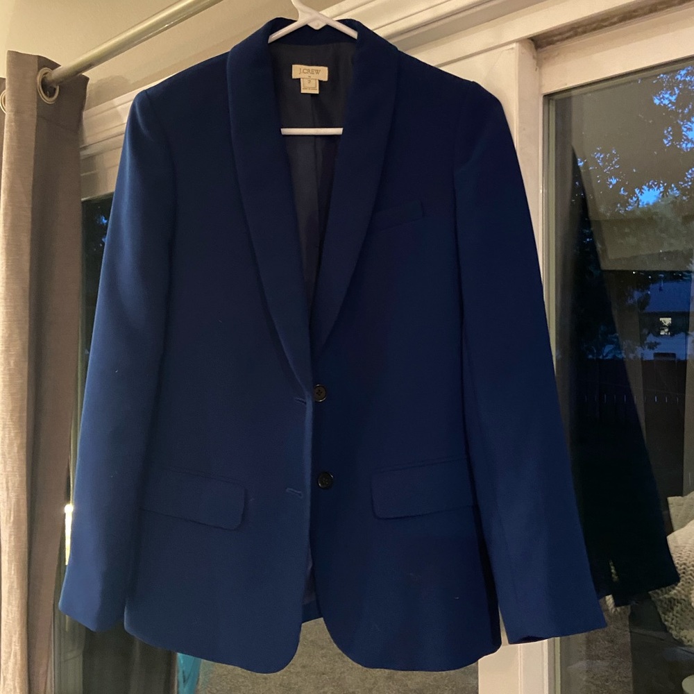 Deep Royal Blue J Crew Blazer Size 2